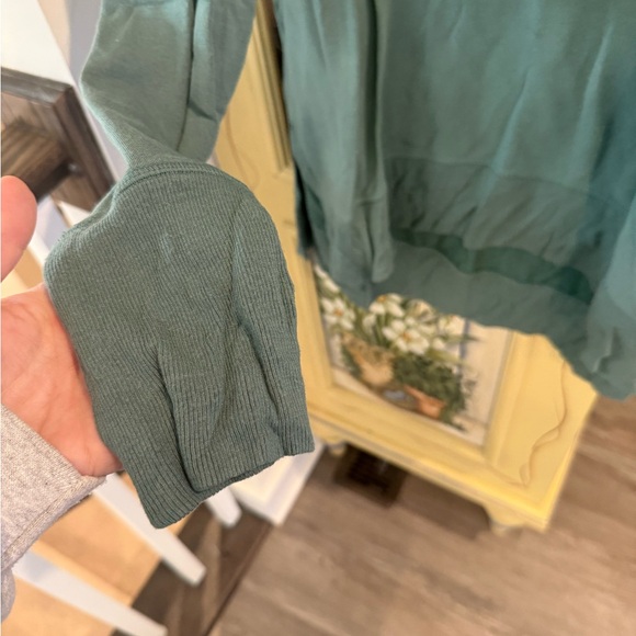 Athleta Teal Crew Neck Sweater - Picture 3 of 5